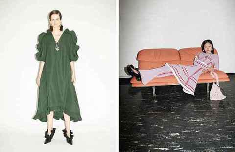 这一季两位设计师继潮牌资讯续将目光着眼于人的个性（Jil Sander 2022 早春系列释出，服装的图形线条）
