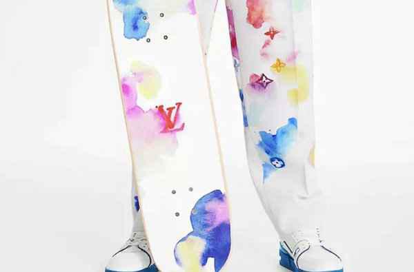 你会选择入手吗？潮牌 LV 线上折扣/新品 （LV 全新滑板套装发售，黄色老花与水彩设计）
