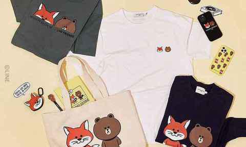  Maison Kitsuné x Line Frie潮牌信息nds 全新联名系列 现已全面发售（Maison Kitsuné x Line Friends 全新联名系列上架）