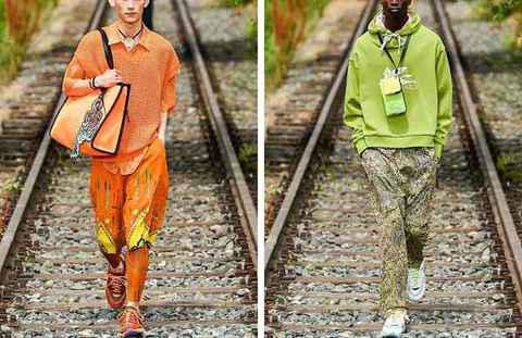 Etro 标志性的佩斯利印花图案、提花印花和潮牌品牌纹理是品牌旗下外套、连衣裙、包款及鞋履最突出的特色（Etro 艾卓 2022 春夏男装系列亮相秀场，生机盎然新世界）