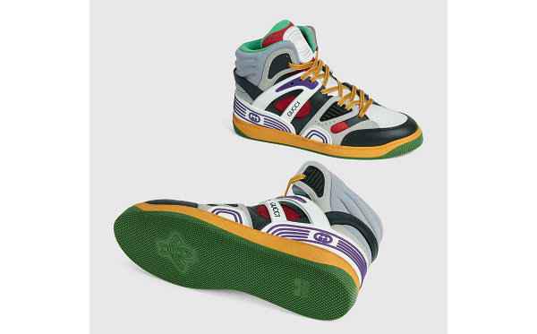  Gucci 古驰全新篮球鞋款潮牌系列 并未透露具体的发售信息（Gucci 古驰全新篮球鞋款系列发布，高帮造型）