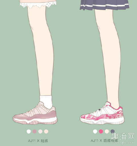 aj11低帮搭配裤子效果图 aj11低帮穿上能增高多少cm