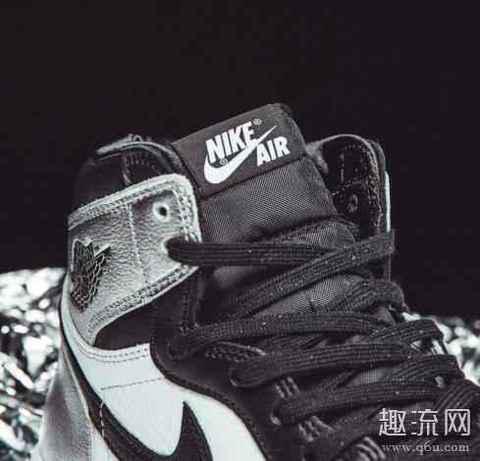 女生专属的aj1黑银脚趾上脚图曝光 aj1 Silver Toe男生可以穿吗