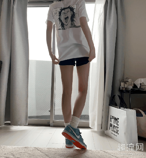 Dunk蓝白赛车开箱测评 Dunk蓝白58上脚穿搭图
