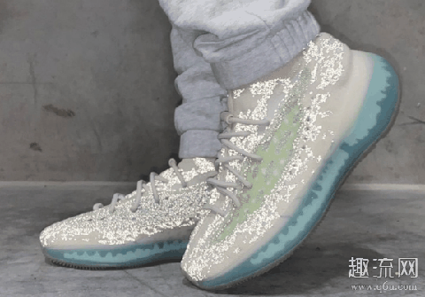 yeezy 380冰蓝满天星上脚穿搭图 yeezy 380 Alien Blue即将限量发售