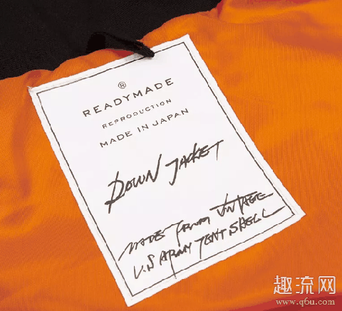 READYMADE羽绒服价格多少钱 READYMADE羽绒服洗衣标