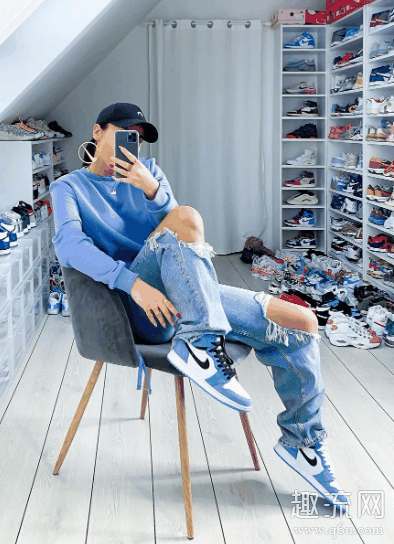 AJ1北卡蓝复刻2021上脚实物赏析 AJ1北卡蓝复刻了几次