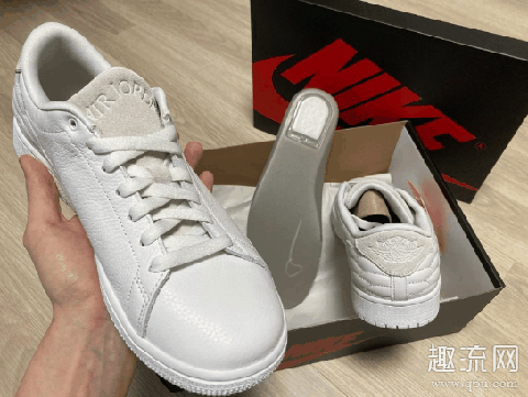 aj1 Centre Court小白鞋开箱测评 aj1 Centre Court 