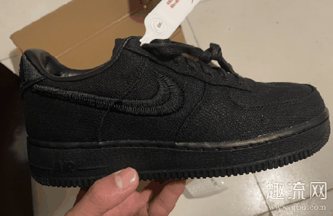af1Stussy白色开箱测评 白色Stussyaf1尺码偏大偏小