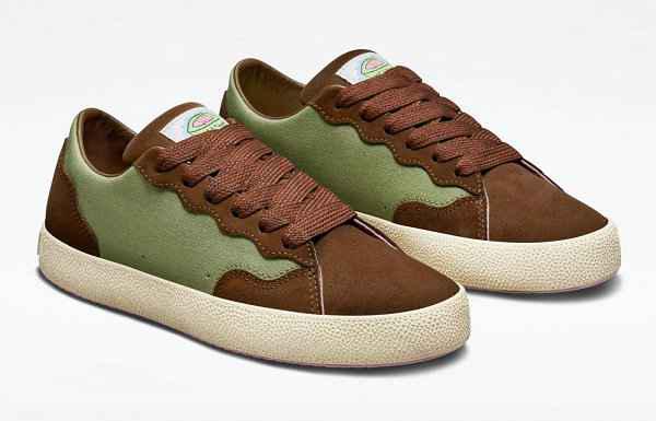 此番官方挑选了 Conv潮牌erse Pro Leather 板鞋为基础展开（Golf Le Fleur x 匡威全新联名 GLF 2.0 鞋款系列释出）