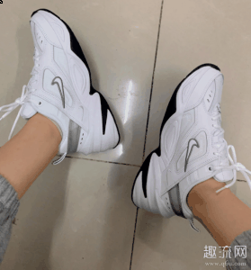  Nike m2k真的显潮牌品牌瘦显高显腿长（m2k鞋带穿法视频教程 m2k鞋带怎么穿孔）