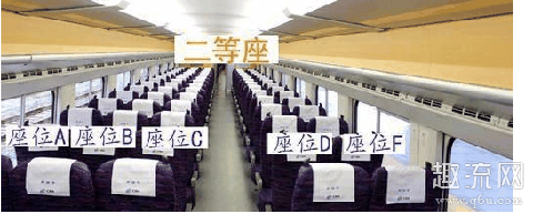 为什么高铁座位号没有E 高铁座位号分布图二等座