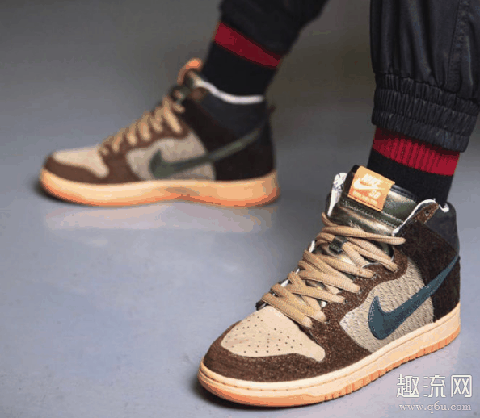 Concepts x Dunk High“ Duck” 上脚街拍图 CNCPTS x Dunk SB 实物细节