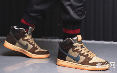 Concepts x Dunk High“ Duck” 上脚街拍图 CNCPTS x Dunk SB 实物细节