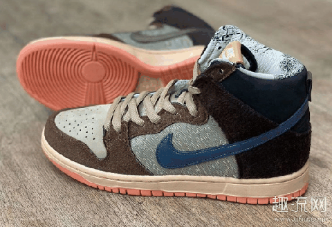 Concepts x Dunk High“ Duck” 上脚街拍图 CNCPTS x Dunk SB 实物细节