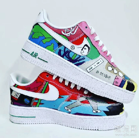 AF1 Ruohan Wang上脚图赏析 Ruohan Wang Nike联名系列多少钱