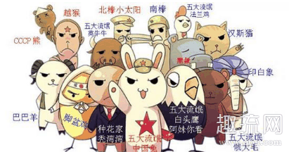 那兔里的动物代表了什么国家 那兔为什么上不了央视