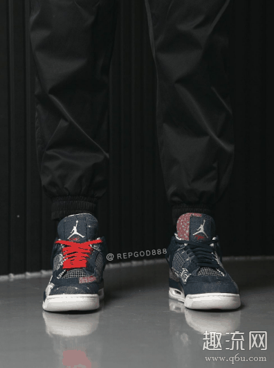 AJ4刺子绣上脚穿搭赏析 AJ4刺子绣怎么清洗