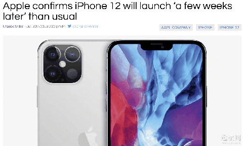 iPhone12推迟发售 iPhone12买4g还5g