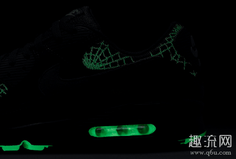 Air Max 90万圣节2020实物曝光,夜光效果超炫酷!