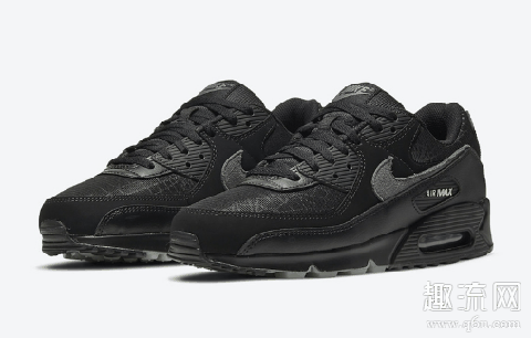 Air Max 90万圣节2020实物曝光,夜光效果超炫酷!