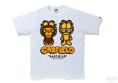 BAPE x 加菲猫系列发售,多款联名单品来袭!