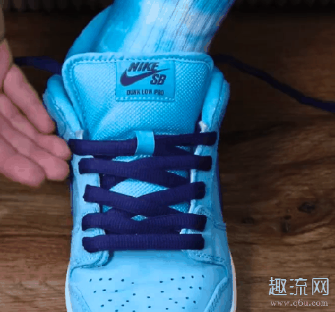 dunk鞋带系法图解，潮流帅气的隐藏绑法快来get！