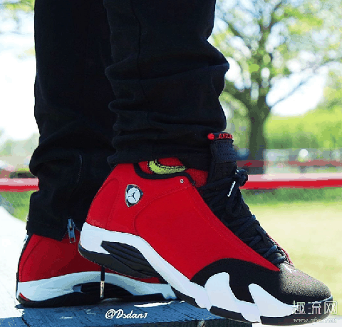 AJ14公牛配色上脚,这款愤怒公牛配色可以在今夏刷街体验吗?