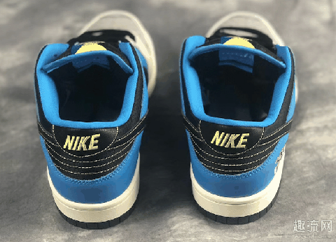 dunk sb low狗头刺绣上脚图赏析,时尚滑板,3m穿搭!