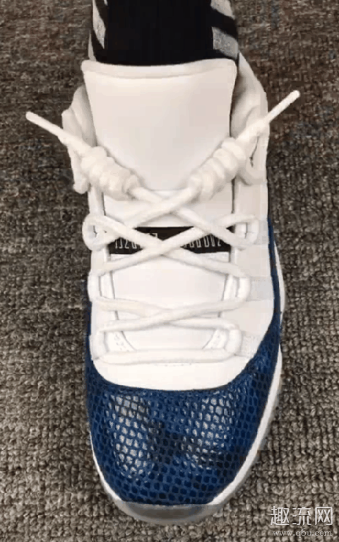 AJ11怎么系鞋带好看 AJ11鞋带隐藏式系法图解