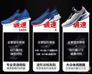 2019年中国男子马拉潮牌品牌松前10名最好成绩中（特步騛速家族系列介绍：騛速160，騛速X，騛速来了，总有一款属于你！）