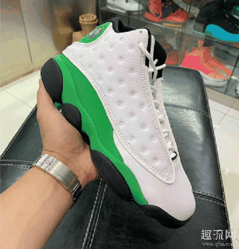 AJ13白绿配色实物曝光,跳票发售,你会等待吗?