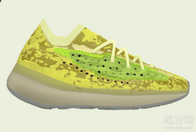 命名为“潮牌资讯Hylte Glow”（Yeezy 380夜光效果是怎样的?这两款夜光配色绝对是蹦迪必备神器!）
