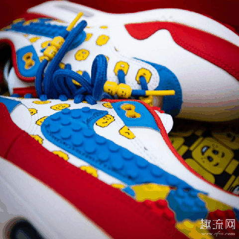 Air Max 1 乐高积木配色开箱测评,好看又好玩的定制配色你心动了吗!