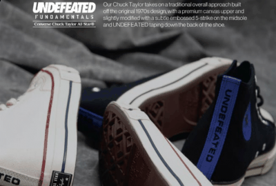  UNDFTD大概什么价位潮牌资讯 UNDFTD是属于中等档次（UNDFTD x 匡威全新夏季联名系列实物赏析 UNDFTD x 匡威在哪买）