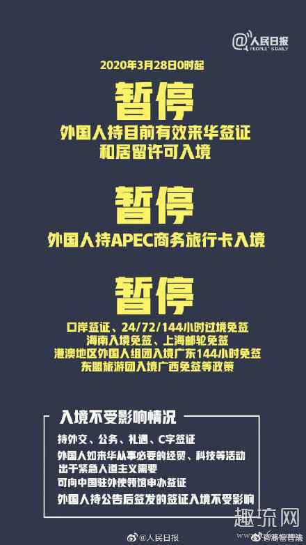 暂停持有效中国签证的外国人入境 外国人现在可以进入中国吗 