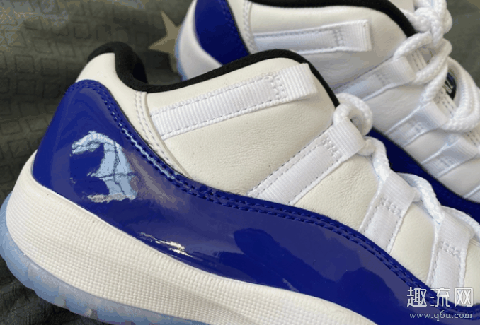 AJ11 low白蓝康扣全新实物美图赏析 AJ11 low白蓝康扣有男款吗