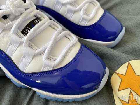 AJ11 low白蓝康扣全新实物美图赏析 AJ11 low白蓝康扣有男款吗