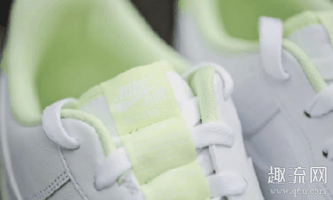 AIR FORCE 1绿白配色开箱赏析 AIR FORCE 1有气垫吗