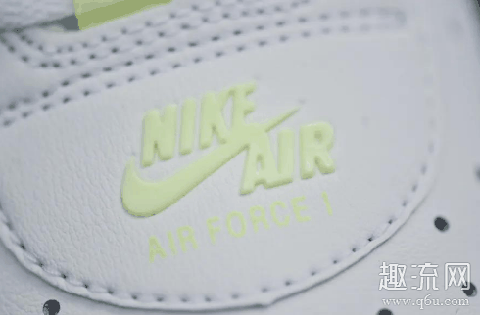 AIR FORCE 1绿白配色开箱赏析 AIR FORCE 1有气垫吗