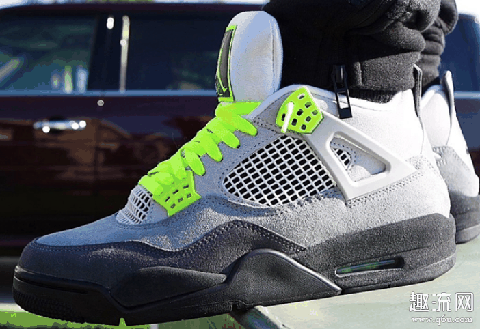 AJ4 SE “Neon”上脚 AJ是耐克还是乔丹
