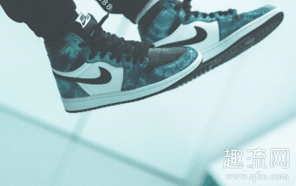 扎染AJ1上脚图赏析 Air Jordan 1 “Tie-Dye”发售信息