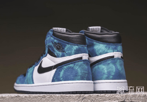 扎染AJ1上脚图赏析 Air Jordan 1 “Tie-Dye”发售信息