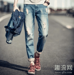 可以有不规潮牌汇潮牌网则的形状（牛仔裤如何卷裤腿 牛仔裤如何做破洞）