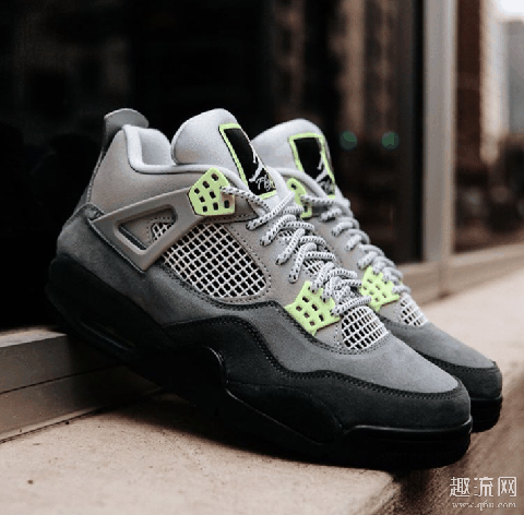 aj4 Neon霓虹绿开箱测评 air jordan 4Neon霓虹绿怎么入手