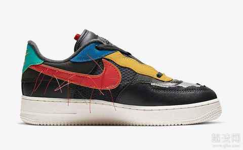 AF1全新黑人月配色2020上脚 AF1全新黑人月配色即将于本月发售
