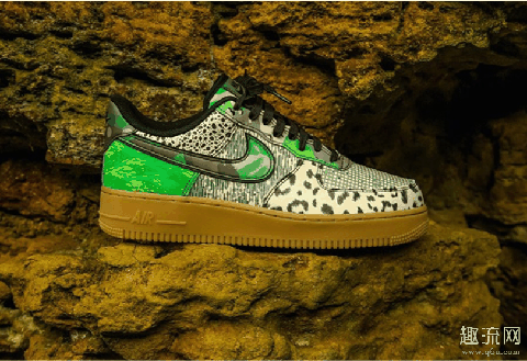 空军一号兽纹拼接细节赏析 af1 City Of Dreams 兽纹拼接款多少钱