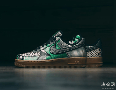 空军一号兽纹拼接细节赏析 af1 City Of Dreams 兽纹拼接款多少钱