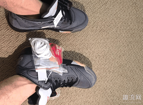aj5ow联名开箱上脚测评 aj5联名off white会涨价吗