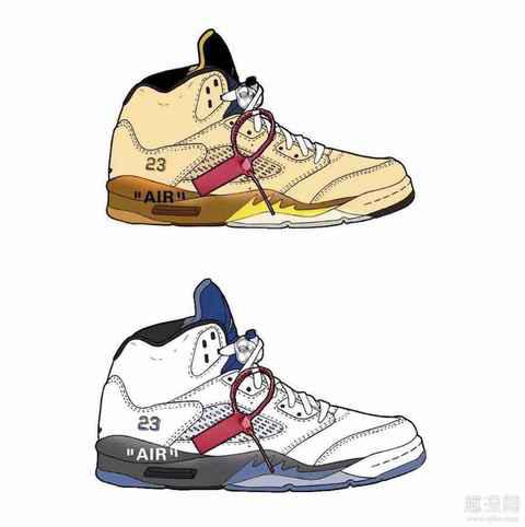 OW x AJ5上脚 OW x AJ5货量如何